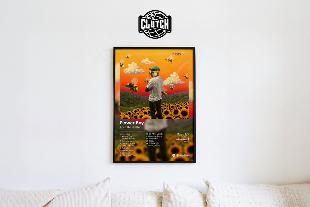 Tyler The Creator 'Flower Boy' Album Poster