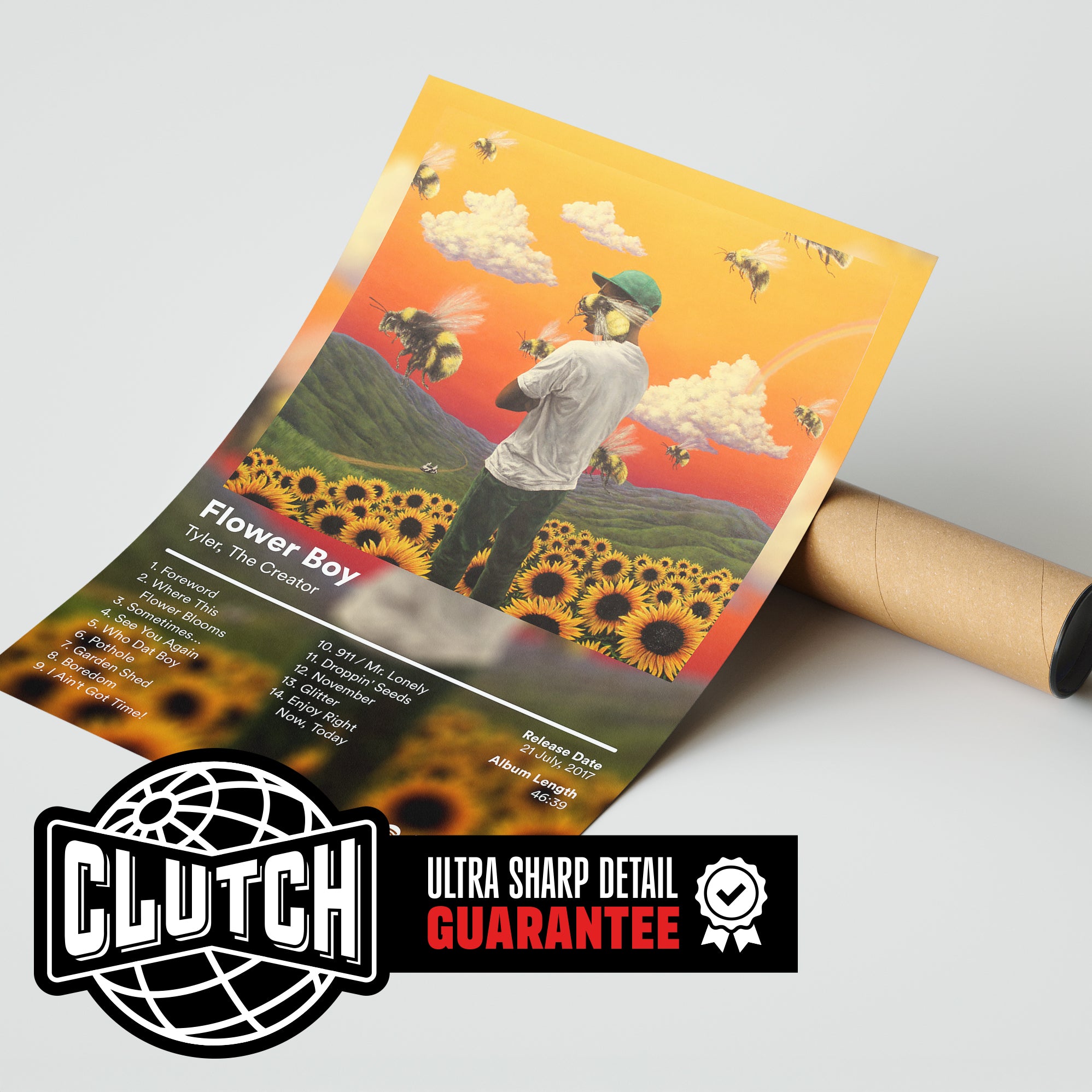 Tyler The Creator 'Flower Boy' Album Poster