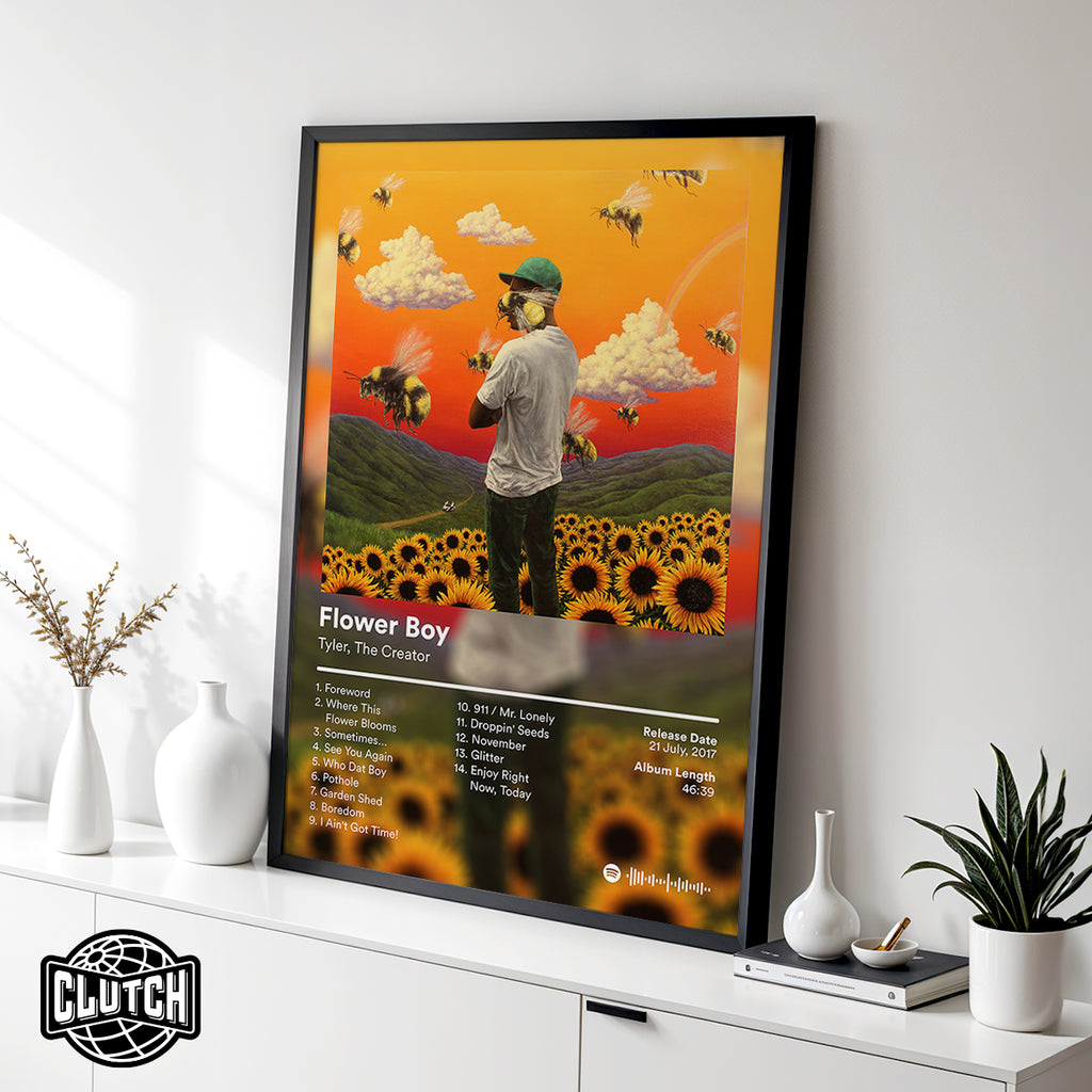 Tyler The Creator 'Flower Boy' Album Poster
