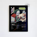 MF DOOM 'Mm..Food' Album Poster