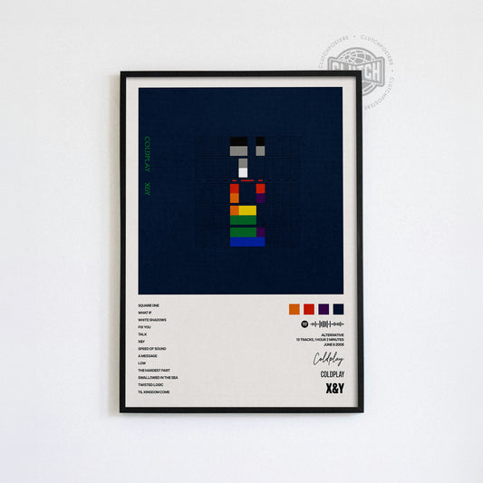 Coldplay 'X&Y' Album Poster