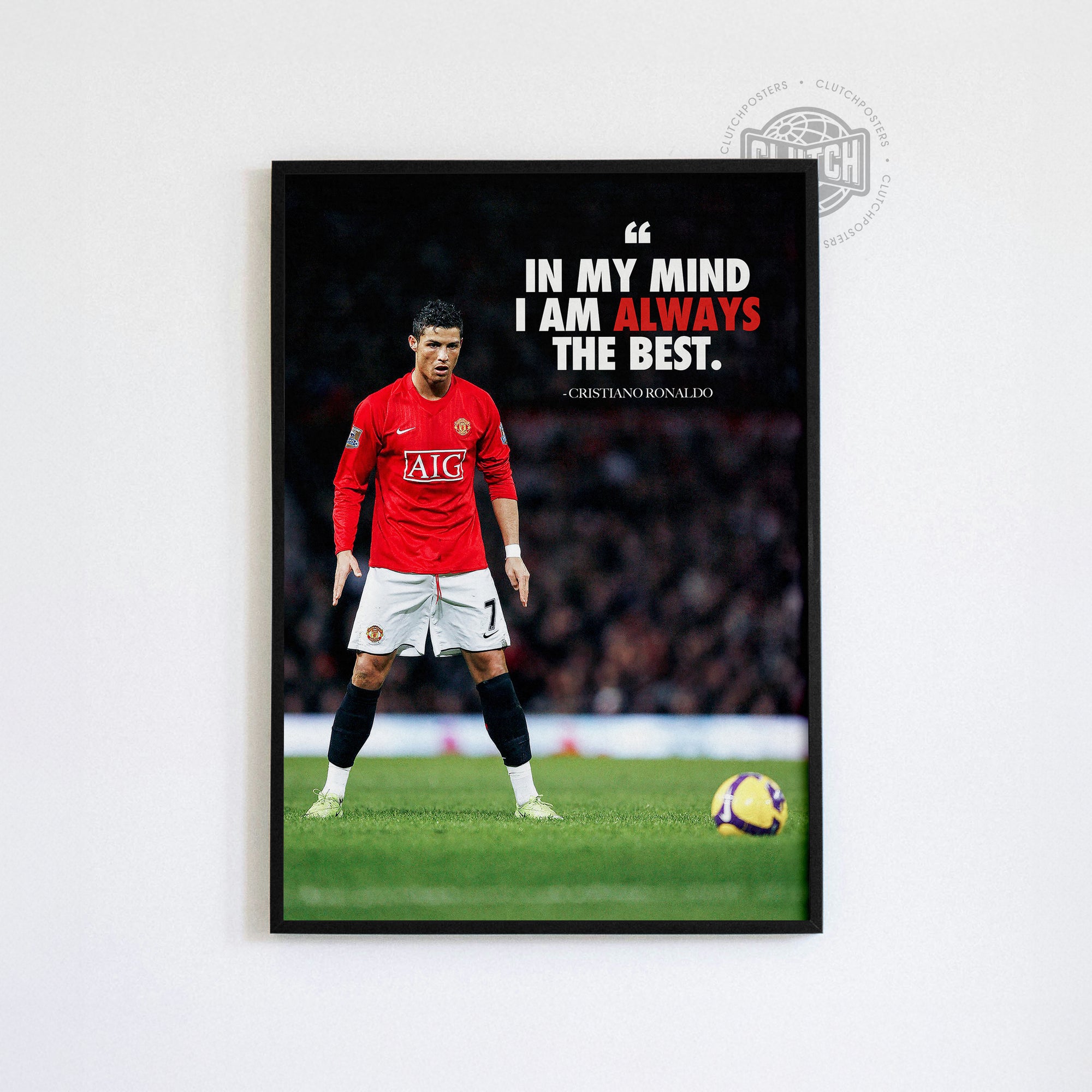 Cristiano Ronaldo 'The Best' Poster