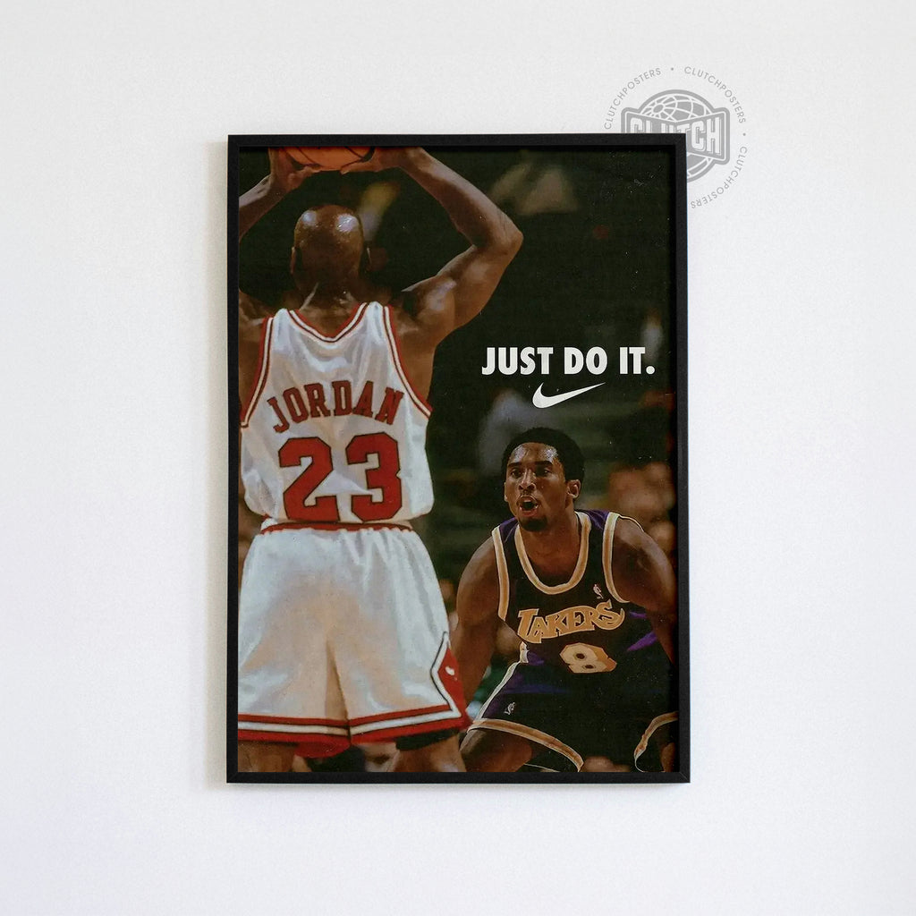 Michael Jordan X Kobe 'Mamba' Poster