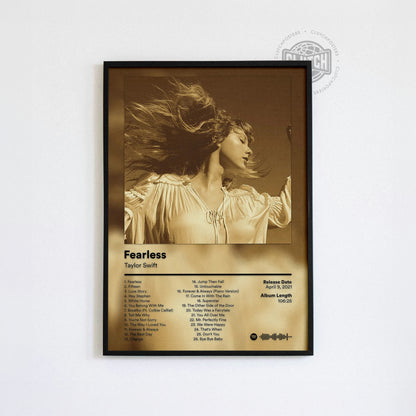 Taylor Swift 'Fearless' Album Poster