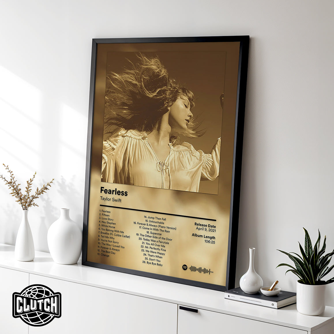 Taylor Swift 'Fearless' Album Poster