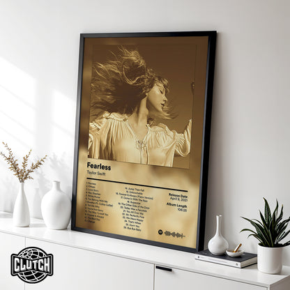 Taylor Swift 'Fearless' Album Poster