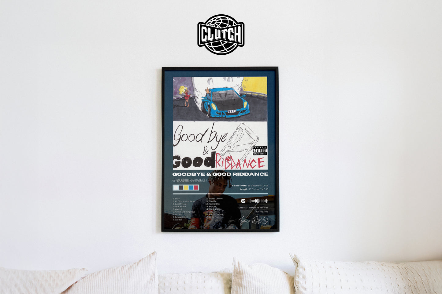 Juice WRLD 'Goodbye & Good Riddance' Album Poster