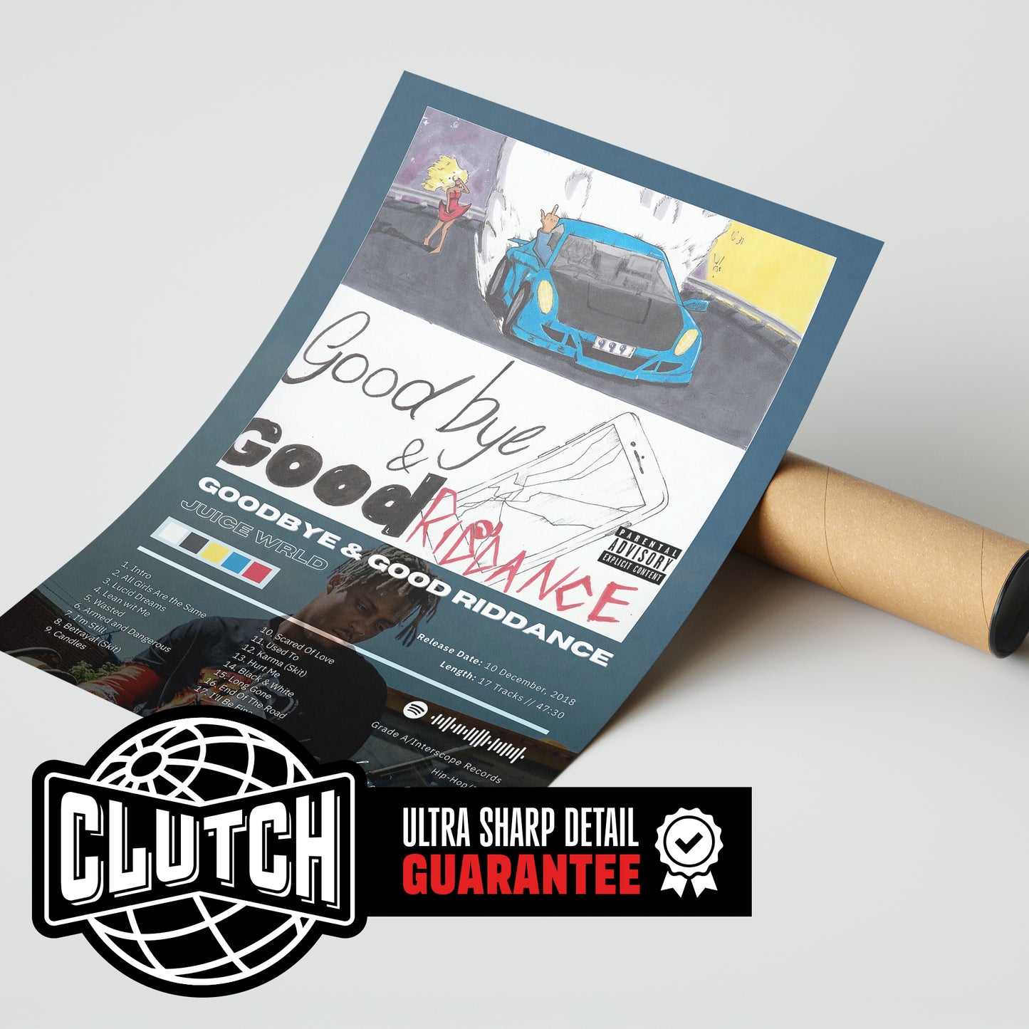 Juice WRLD 'Goodbye & Good Riddance' Album Poster