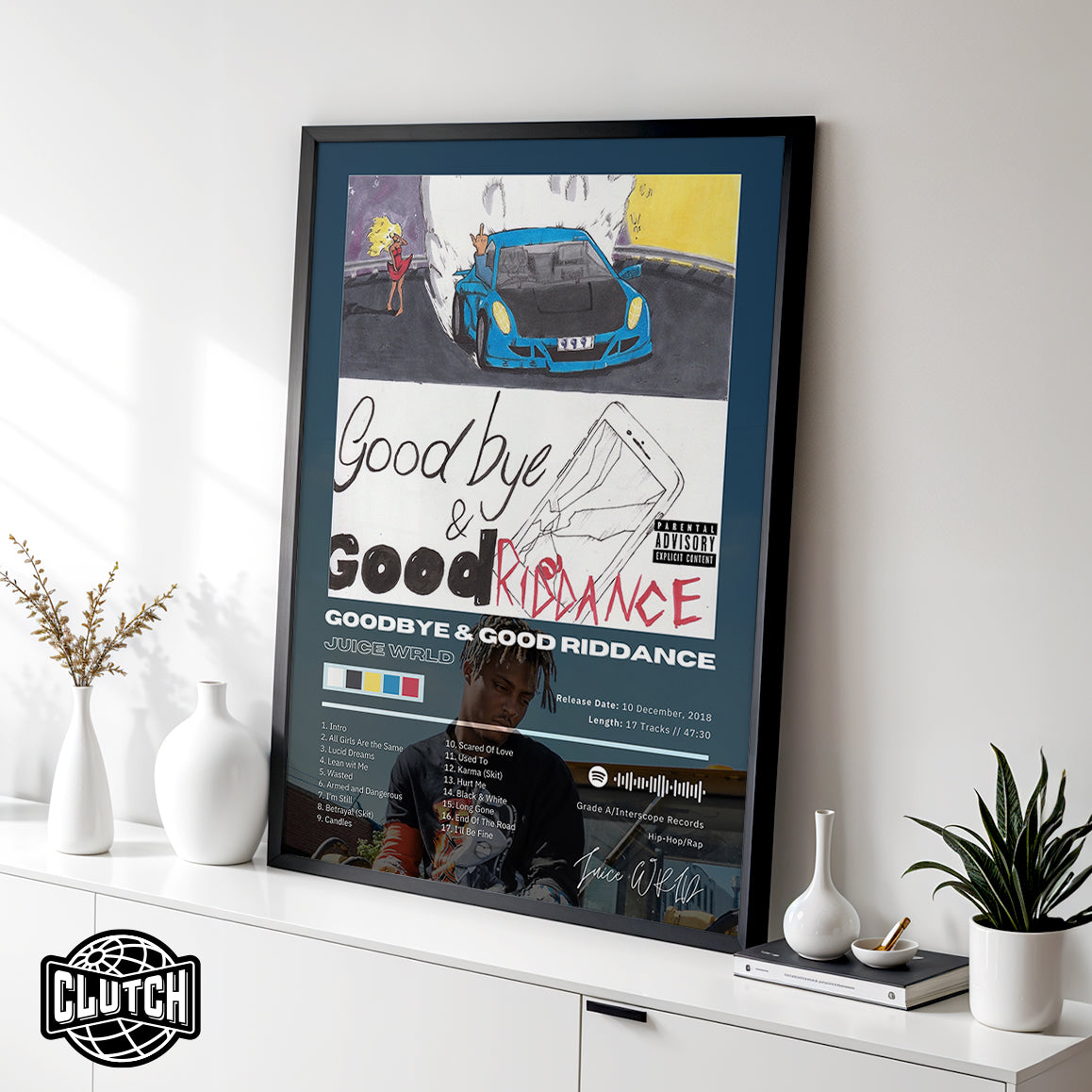 Juice WRLD 'Goodbye & Good Riddance' Album Poster