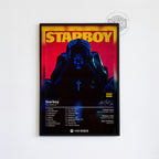 The Weeknd 'Starboy' Album Poster