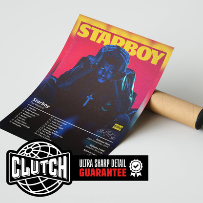The Weeknd 'Starboy' Album Poster