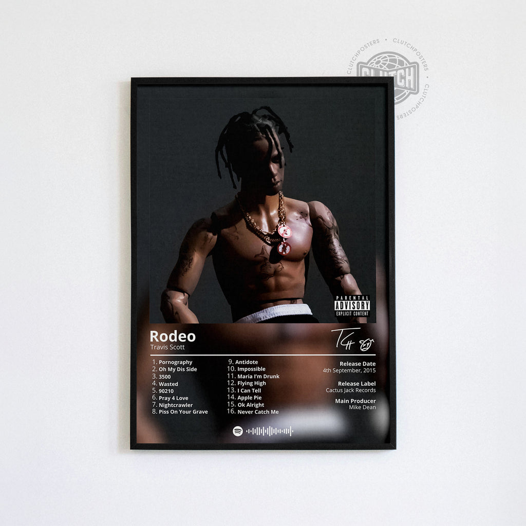 Travis Scott 'Rodeo' Album Poster