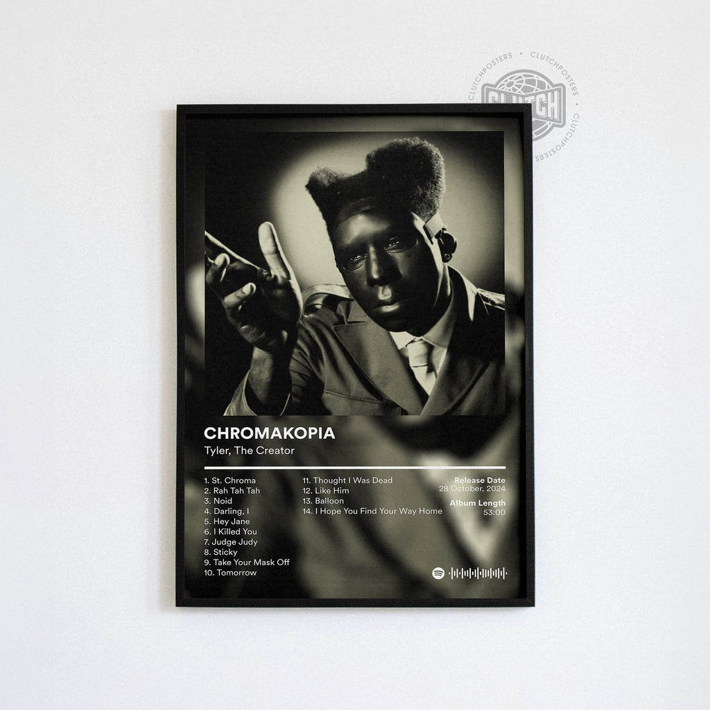 Tyler The Creator 'CHROMAKOPIA' Album Poster