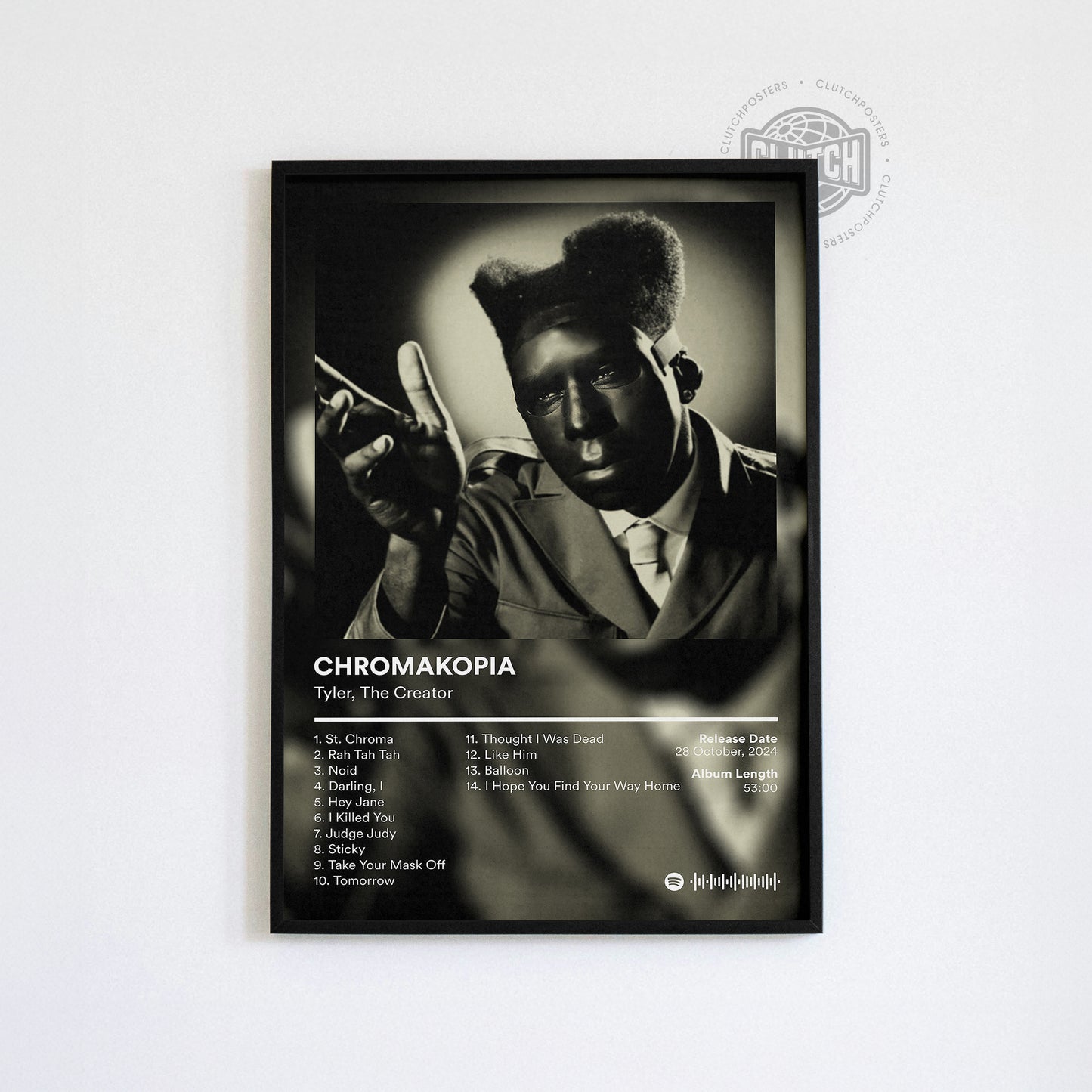Tyler The Creator 'CHROMAKOPIA' Album Poster