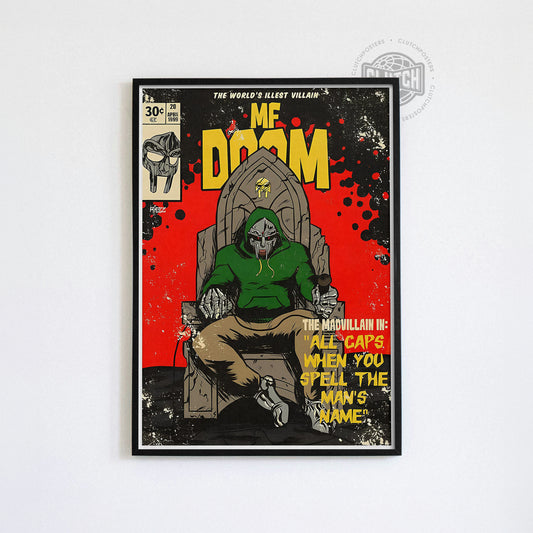 MF DOOM 'Comic' Poster