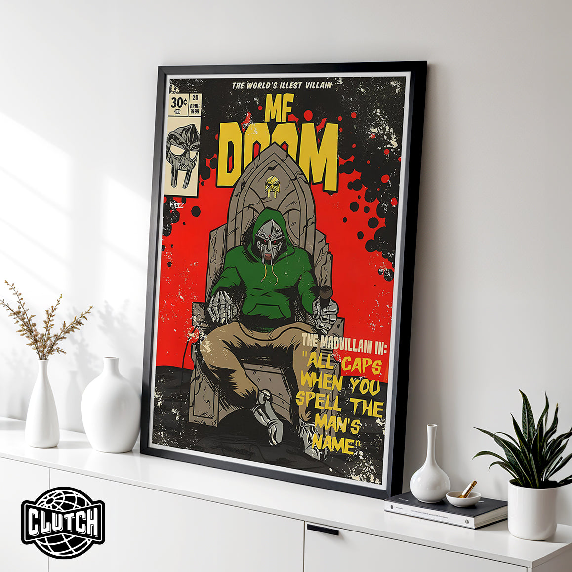 MF DOOM 'Comic' Poster