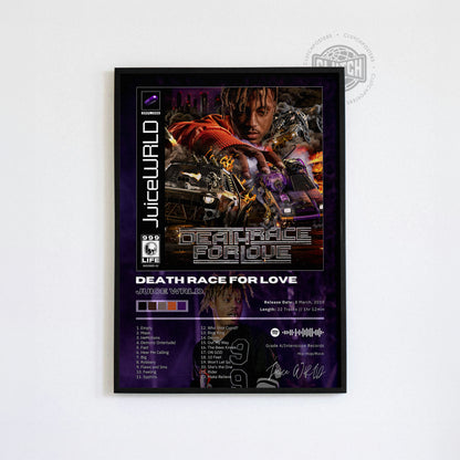 Juice WRLD 'Death Race For Love' Album Poster