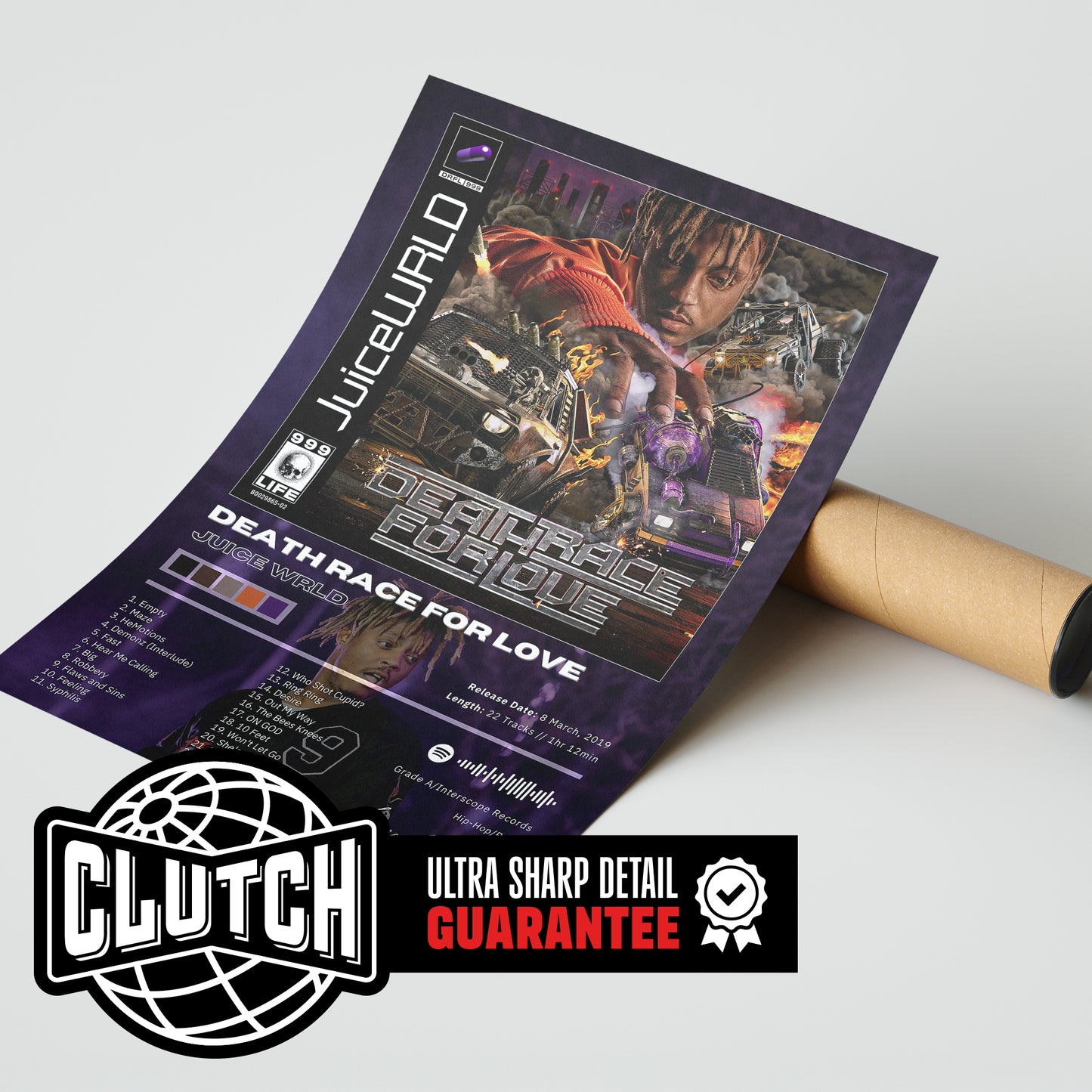 Juice WRLD 'Death Race For Love' Album Poster