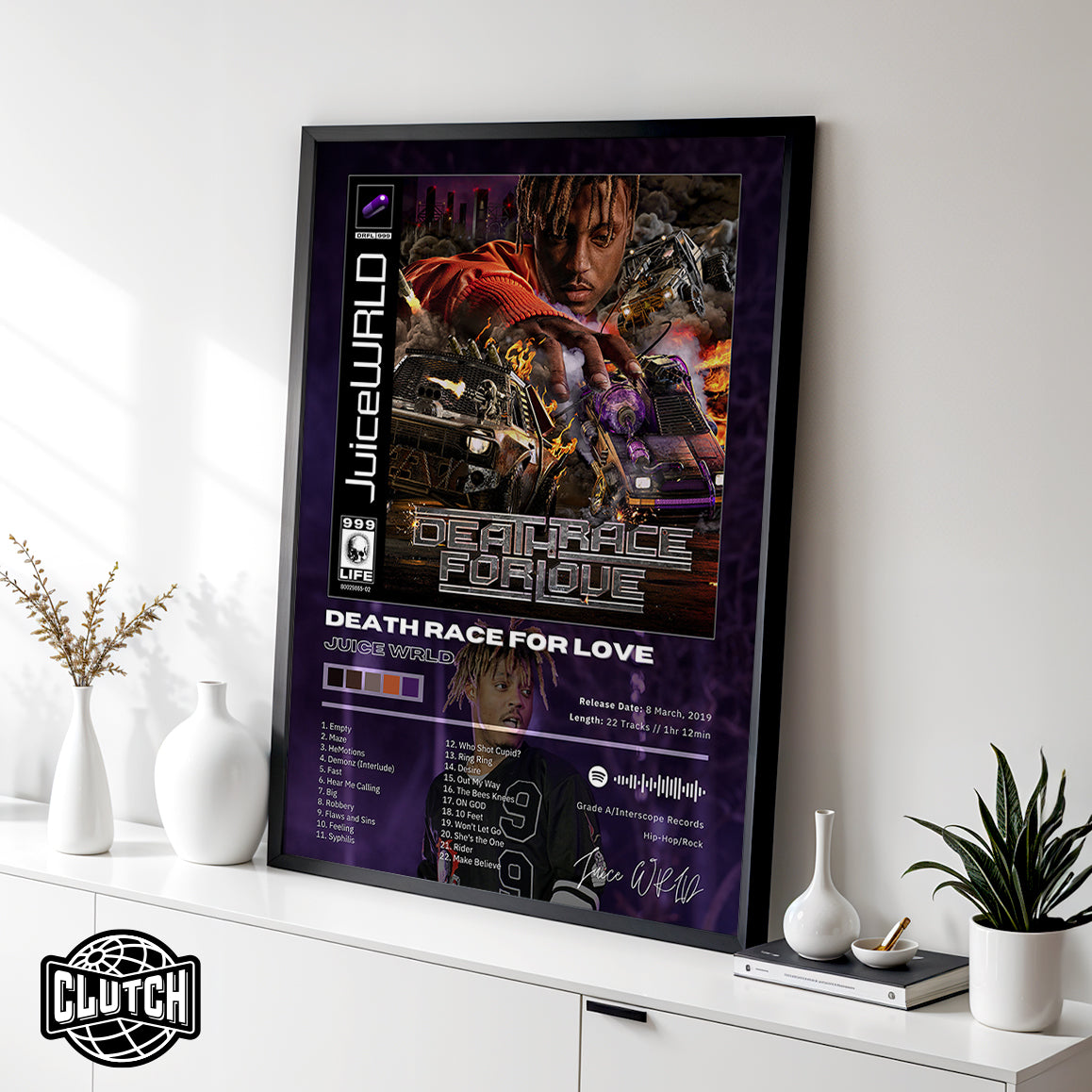 Juice WRLD 'Death Race For Love' Album Poster