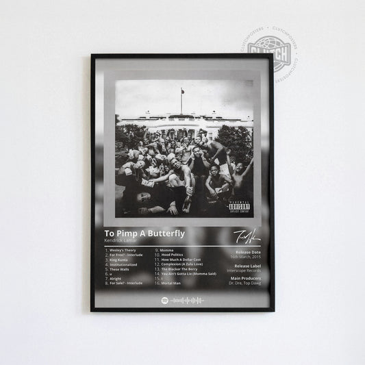 Kendrick Lamar 'To Pimp A Butterfly' Album Poster
