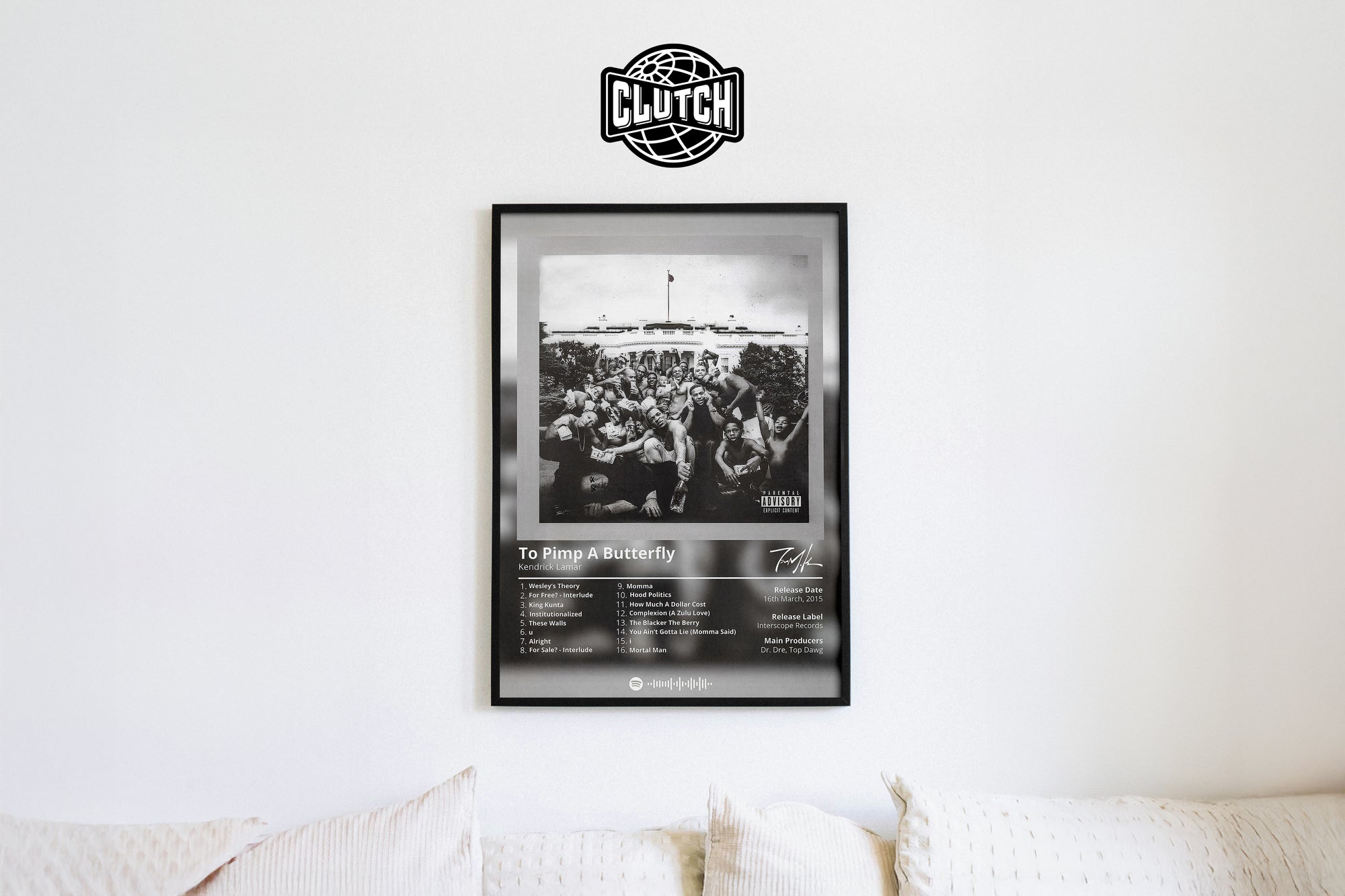 Kendrick Lamar 'To Pimp A Butterfly' Album Poster