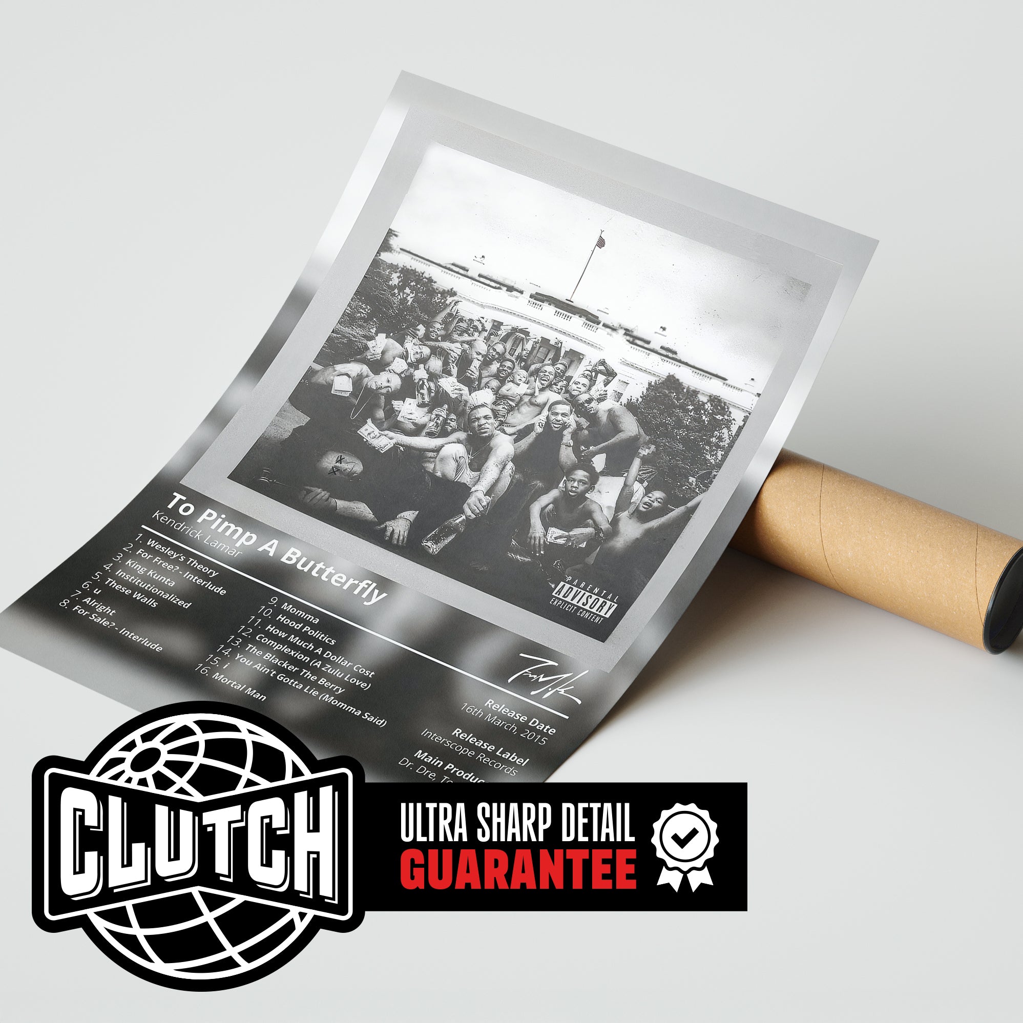 Kendrick Lamar 'To Pimp A Butterfly' Album Poster