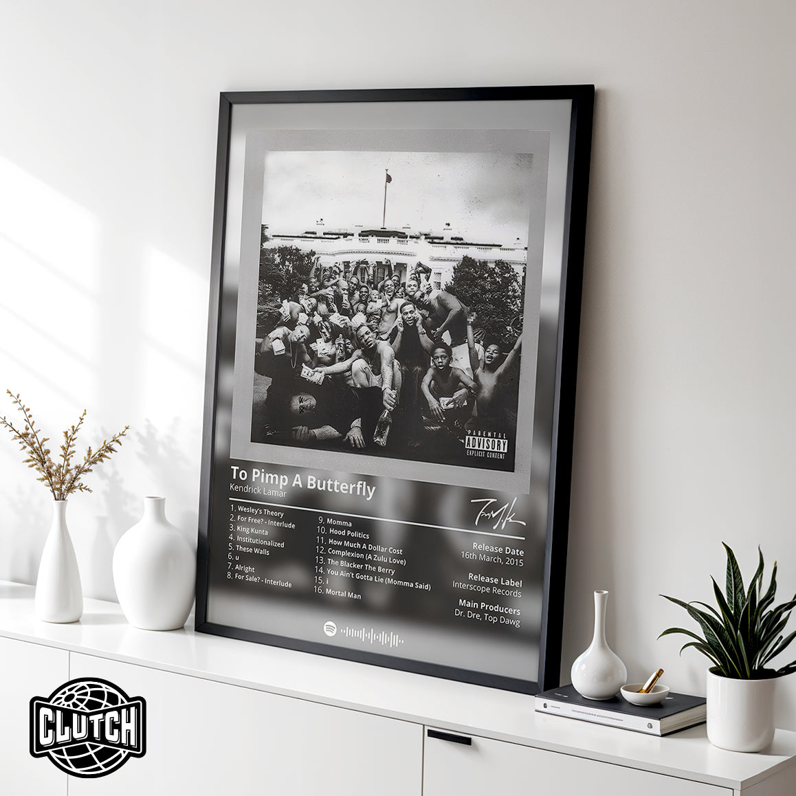 Kendrick Lamar 'To Pimp A Butterfly' Album Poster