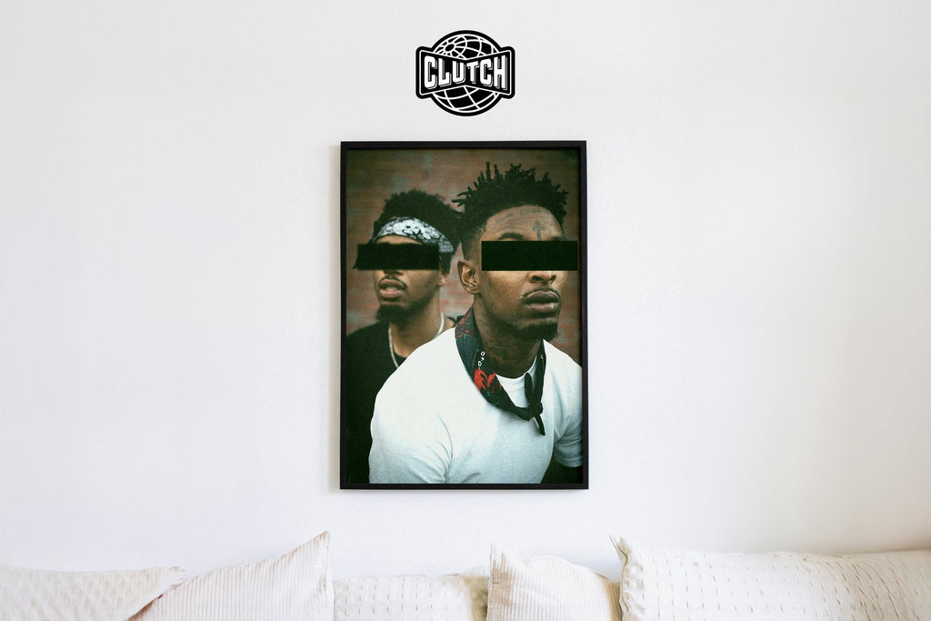 21 Savage x Metro Boomin 'Ghost Face' Poster