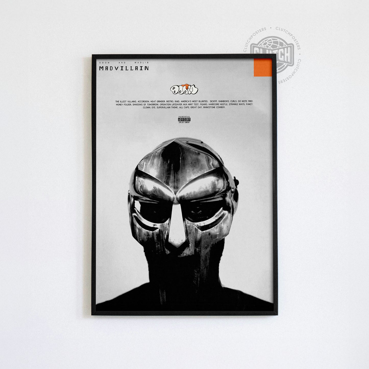 MF DOOM 'MadVillain' Poster