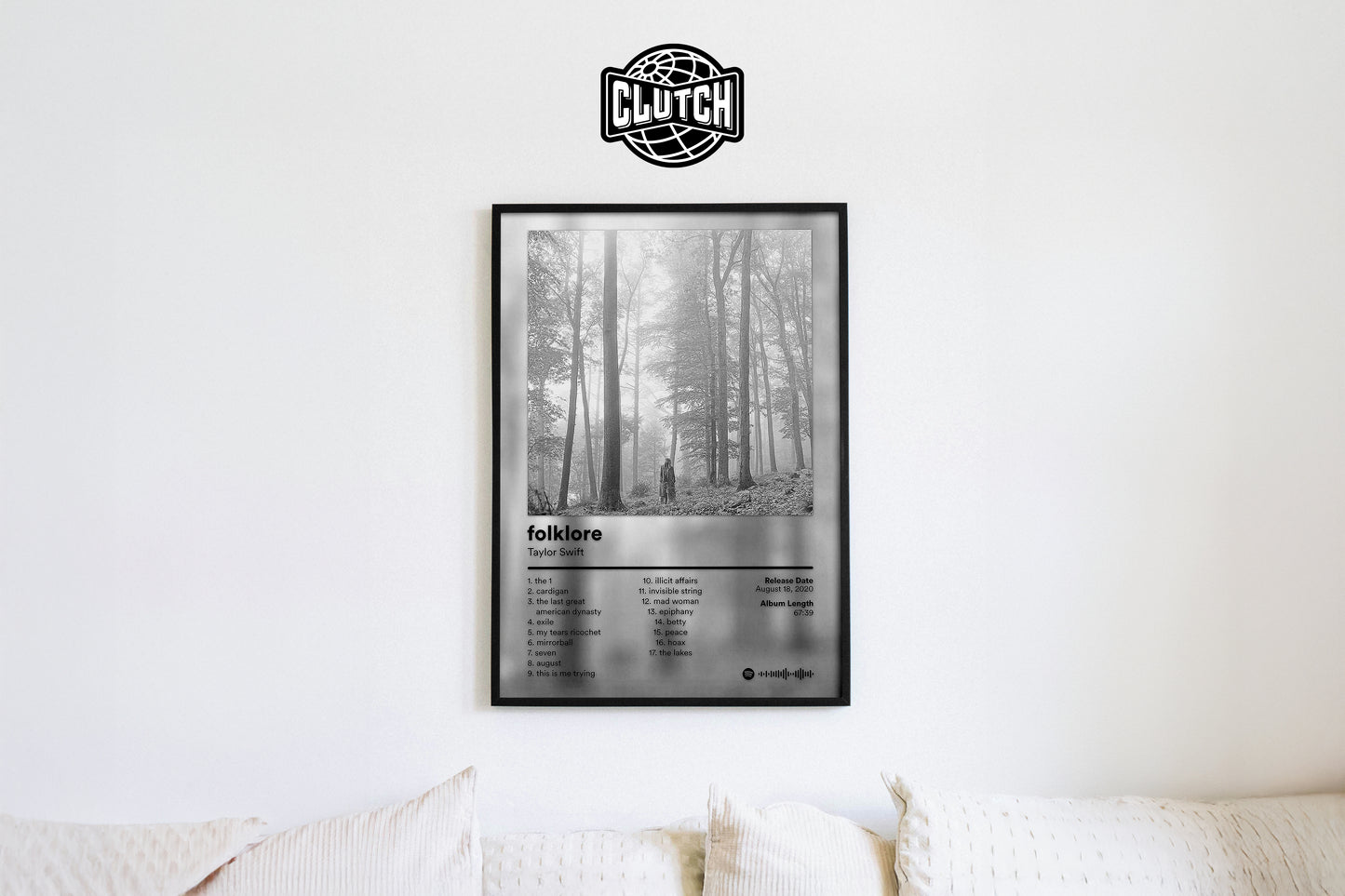 Taylor Swift 'Folklore' Album Poster