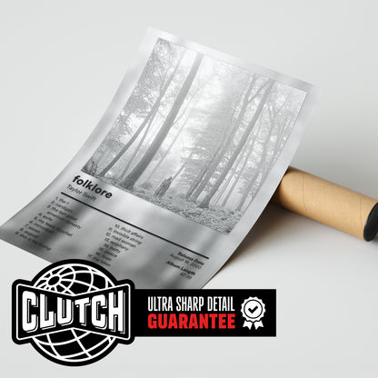 Taylor Swift 'Folklore' Album Poster