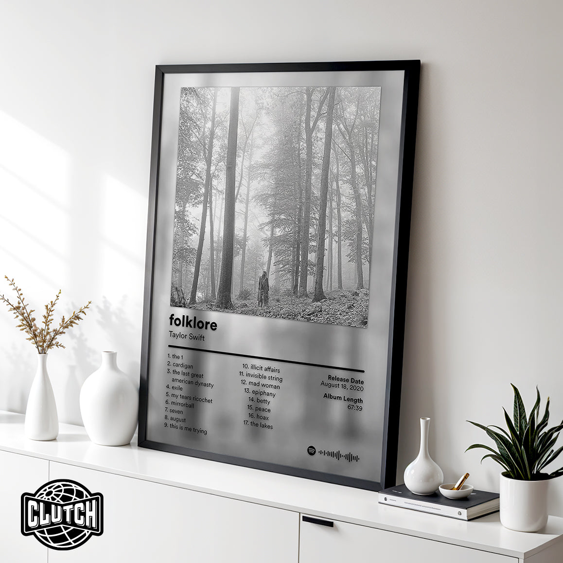 Taylor Swift 'Folklore' Album Poster