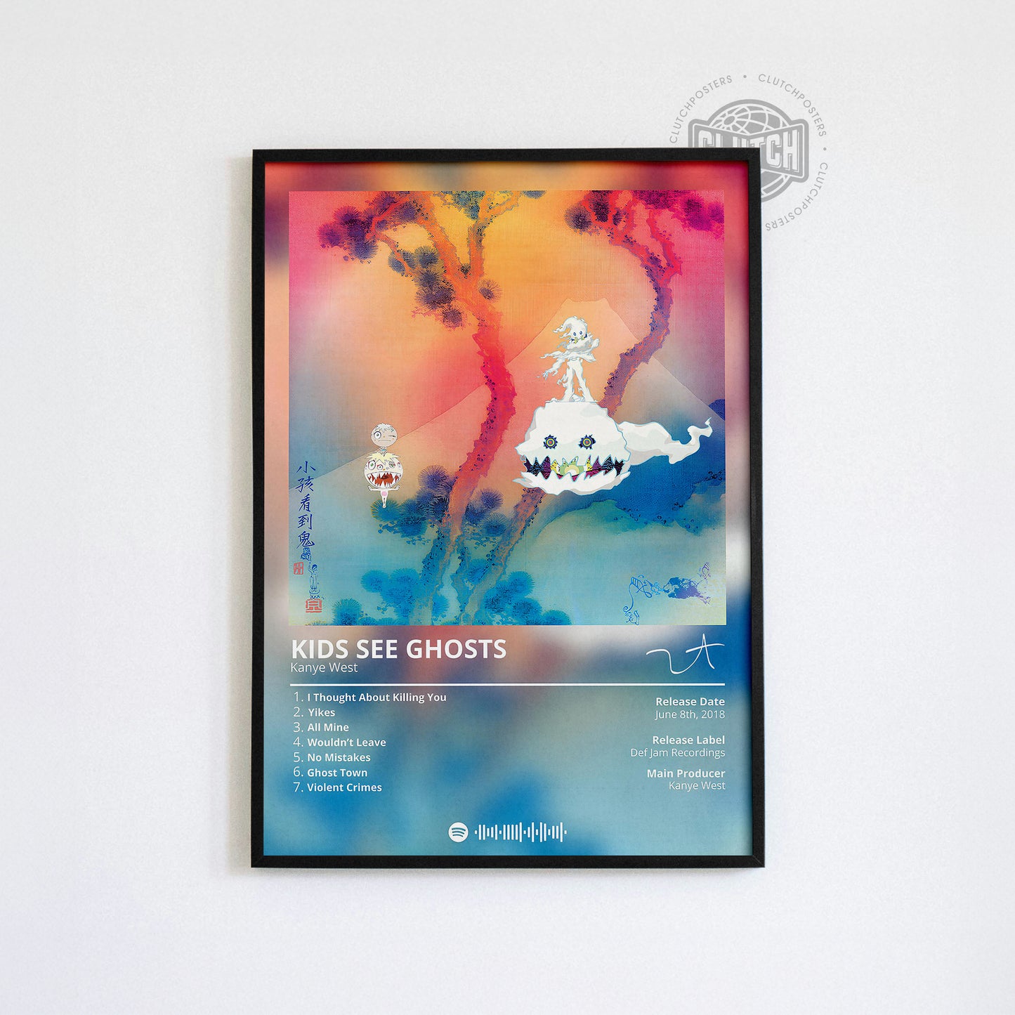 Kanye West 'Kids See Ghosts' Album Poster