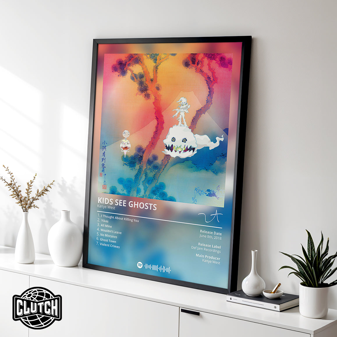 Kanye West 'Kids See Ghosts' Album Poster