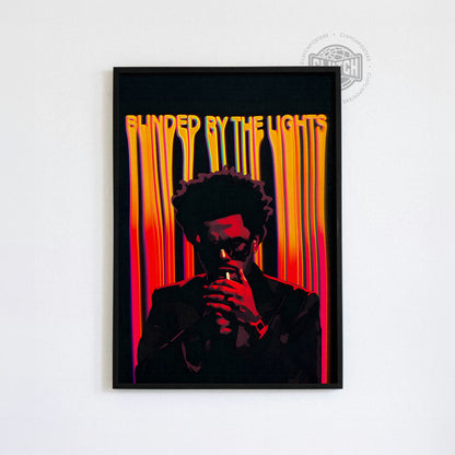 The Weeknd 'Blurred Lights' Poster