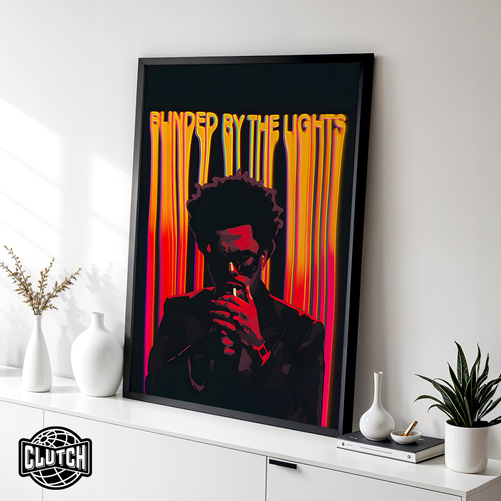 The Weeknd 'Blurred Lights' Poster