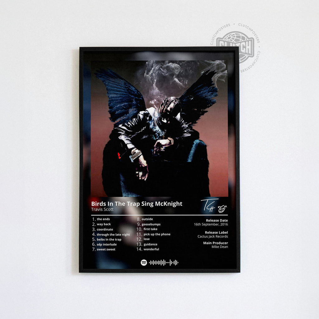 Travis Scott 'Birds In The Trap Sing McKnight' Album Poster