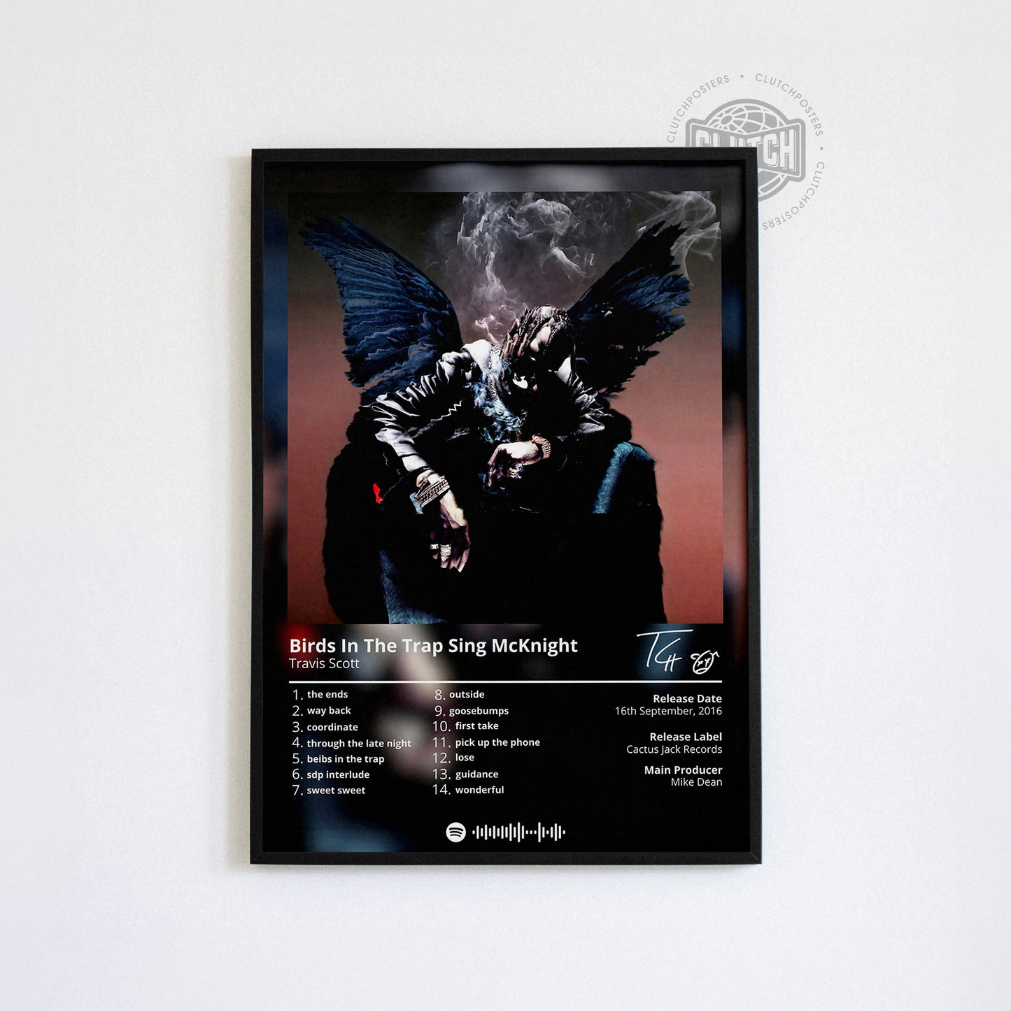 Travis Scott 'Birds In The Trap Sing McKnight' Album Poster