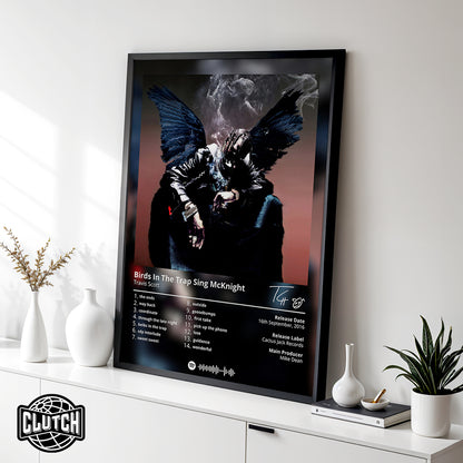 Travis Scott 'Birds In The Trap Sing McKnight' Album Poster