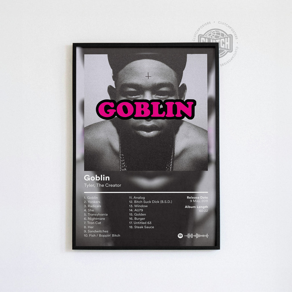 Tyler The Creator 'Goblin' Album Poster