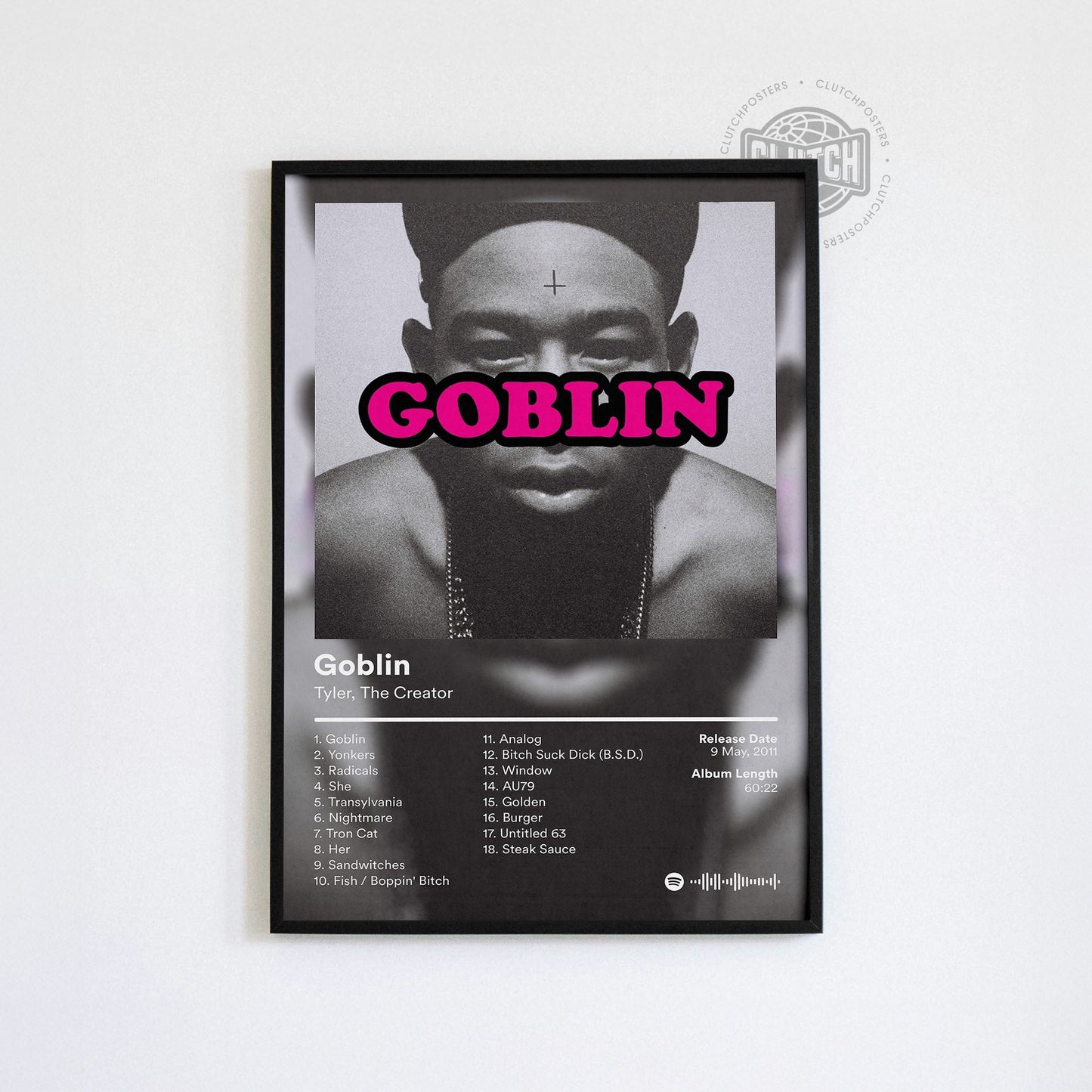Tyler The Creator 'Goblin' Album Poster