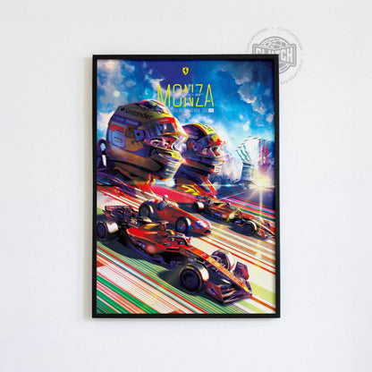 Italian Grand Prix F1 Poster