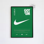 Nike Origins Green Poster
