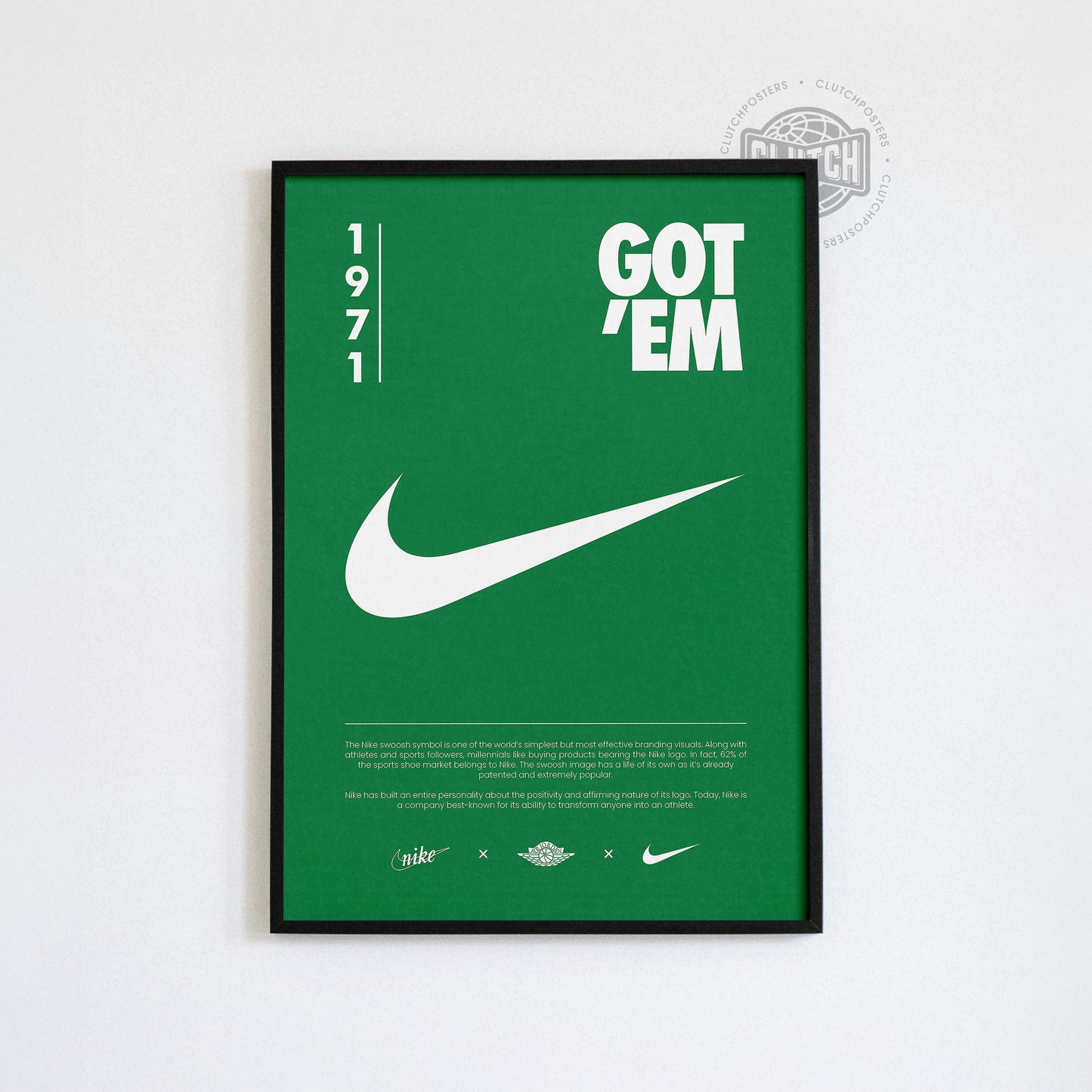 Nike Origins Green Poster
