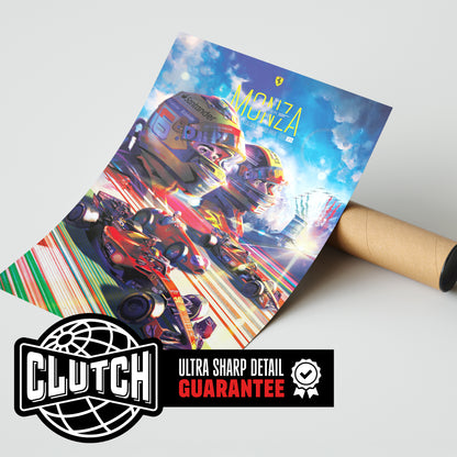 Italian Grand Prix F1 Poster