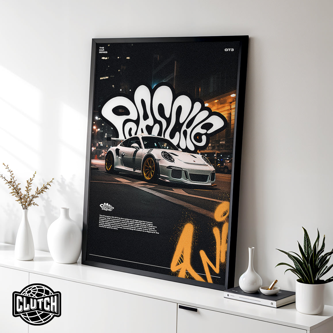 Porsche 911 GT3 City Poster
