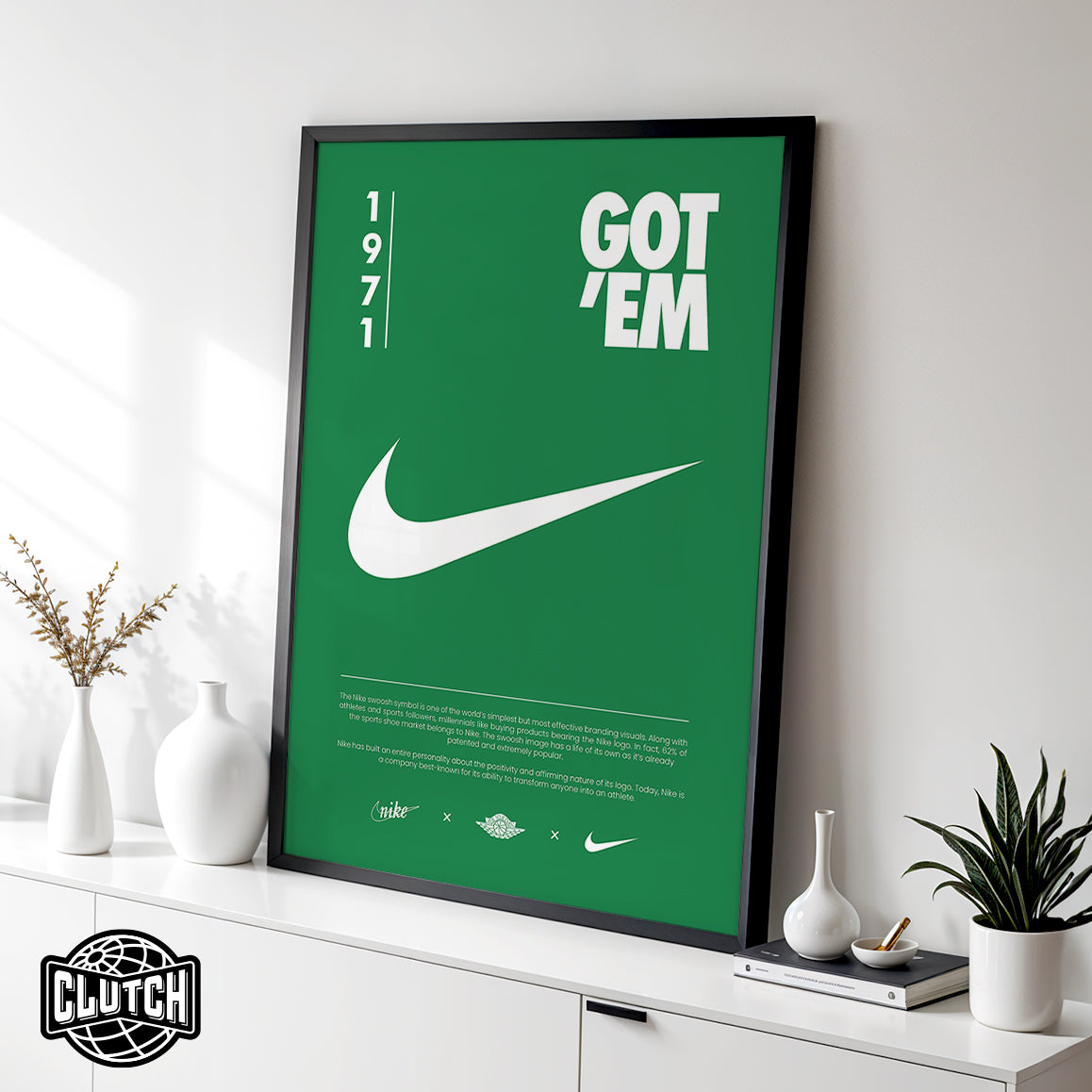 Nike Origins Green Poster