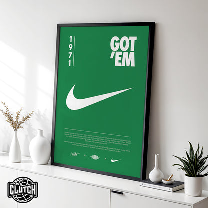 Nike Origins Green Poster