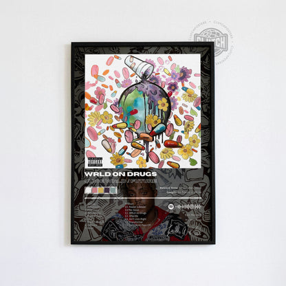 Juice WRLD 'WRLD On Drugs' Album Poster
