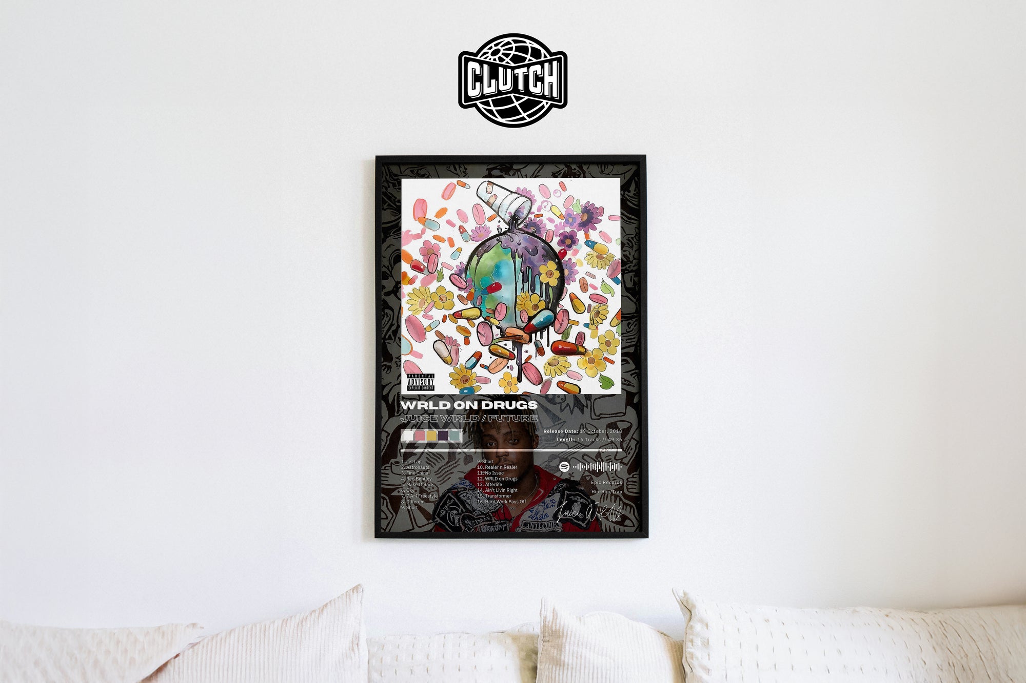 Juice WRLD 'WRLD On Drugs' Album Poster